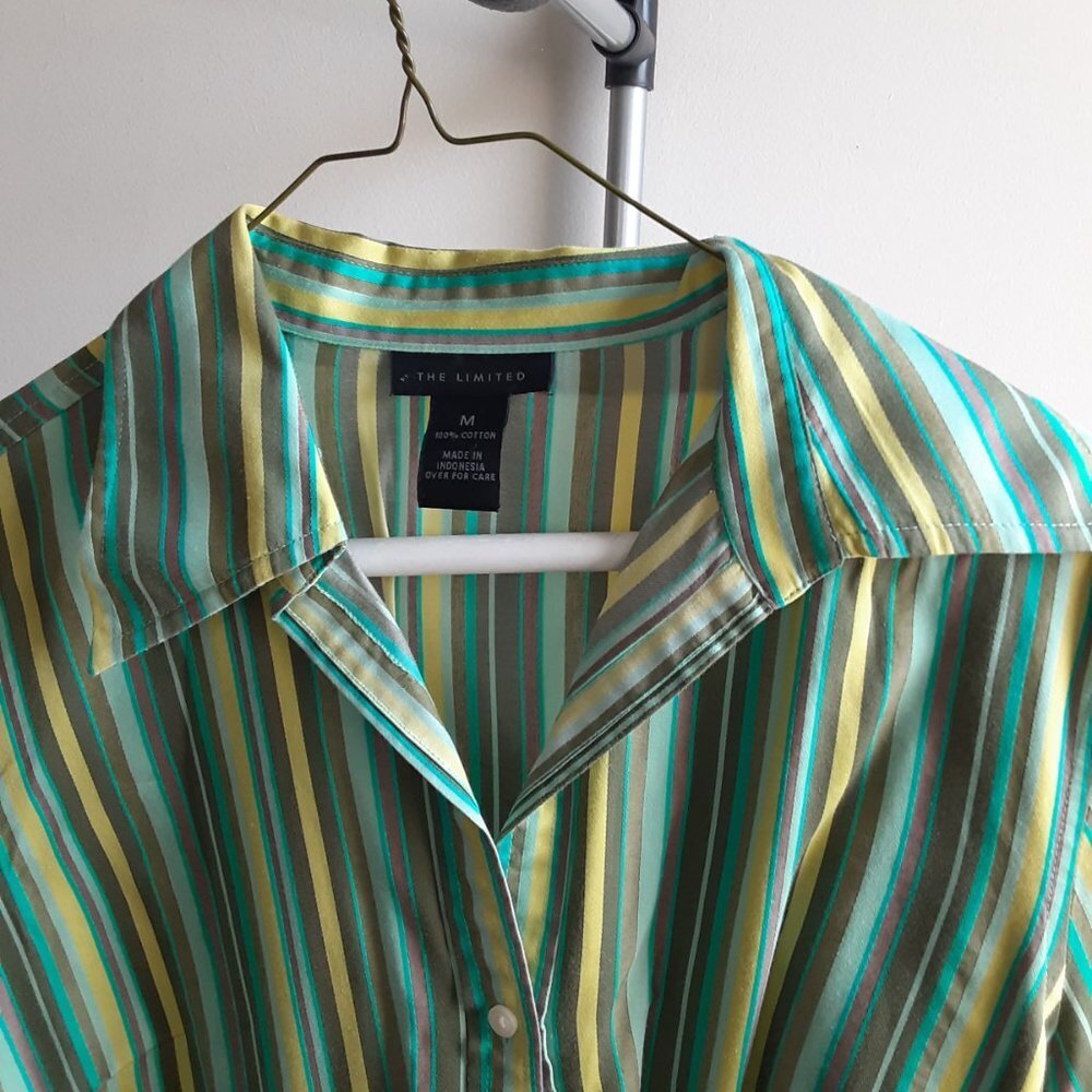 The Limited Button Down Shirt Women Medium - Picture 2 of 5